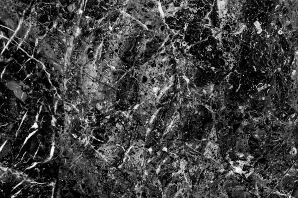 Intricate black and white marble texture showcasing natural patterns and veins.